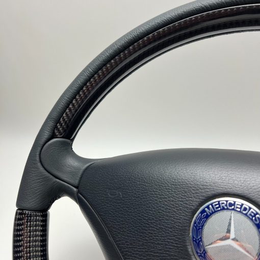 Mercedes Lenkrad Carbon Sportline W124 C140 W140 W201 W202 W208 W210 R129 R170 – Bild 7