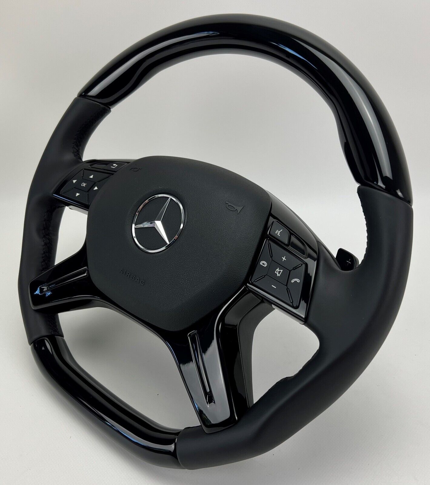 Mercedes AMG-Line Lenkrad Piano steering wheel G ML GL GLS W463 W166 X166 –  Autoparts63