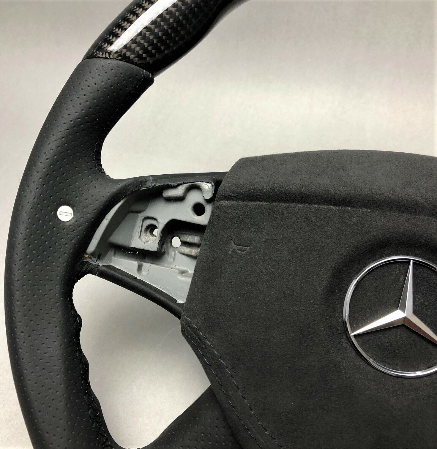 Mercedes W164 ML 63 AMG Carbon Alcantara SRS Lenkrad steering