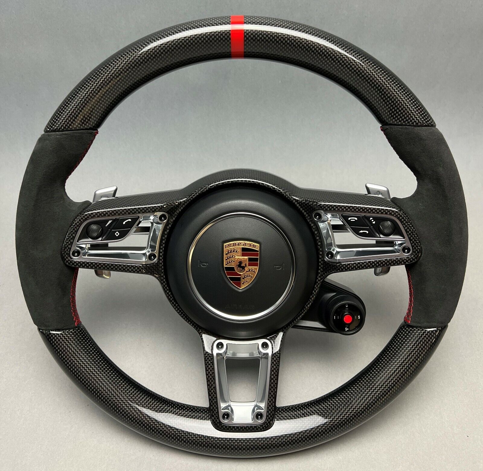 Porsche Carbon Lenkrad steering wheel Sport Chrono X Adapter 991 997 982  718 958 – Autoparts63