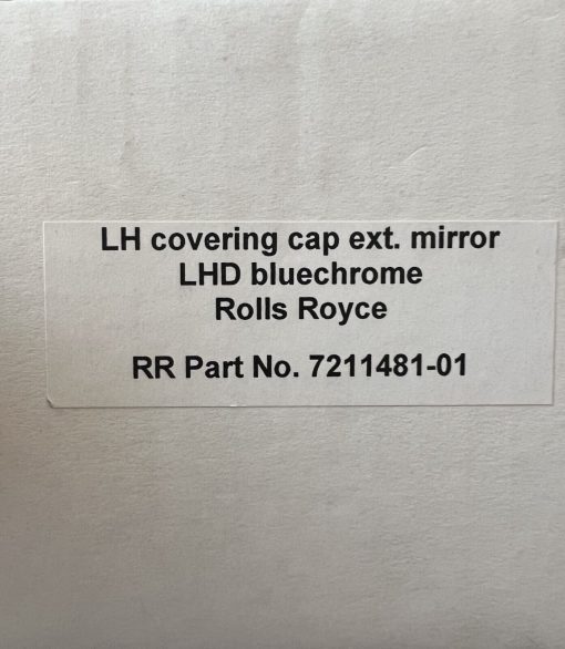 Rolls Royce Phantom VII Spiegelkappen chrome mirror cap Set bluechrome LDH – Bild 5