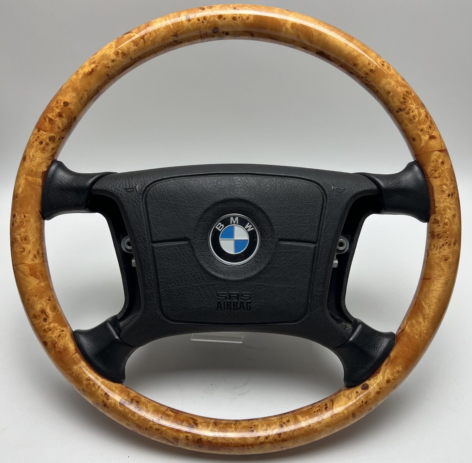 BMW E39 Pappel Holz SRS Lenkrad wood poplar steering wheel volant bois