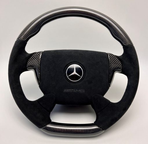 Sport Lenkrad Mercedes R170 129 W208 202 140 Carbon Alcantara , Steering wheel