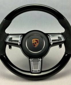 Porsche GT Lenkrad Piano black chrome steering wheel 958 991 997 981 982 718 987