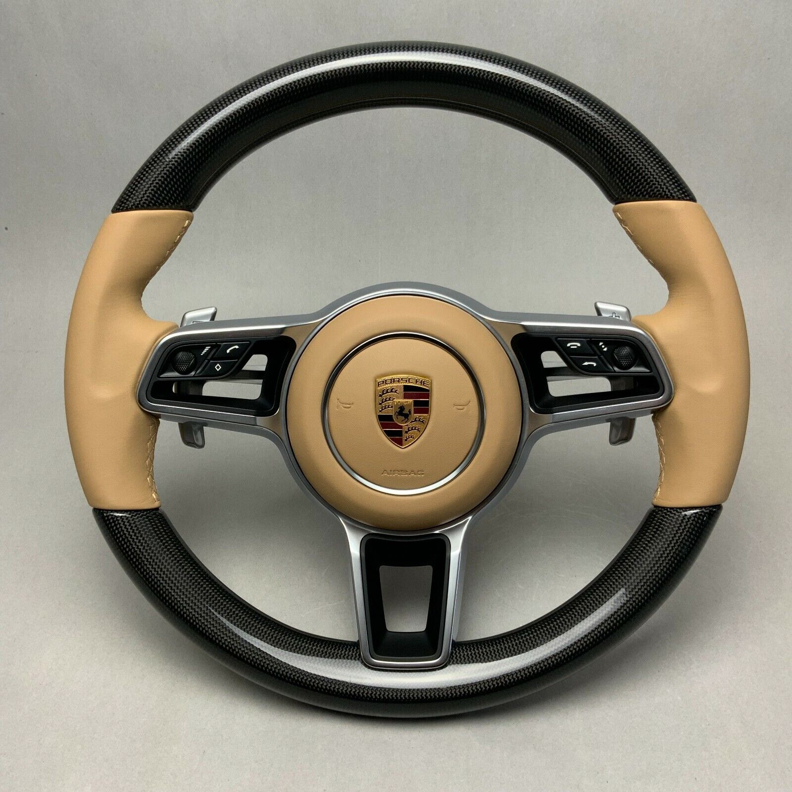 Porsche Exclusive Carbon PDK Lenkrad Adapter steering wheel 958 991 997 982 970