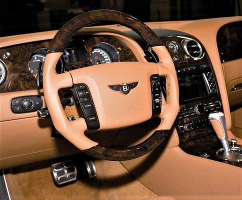 Bentley GT MK1 Mansory Holz Lenkrad wood steering wheel volant bois cuor saddle
